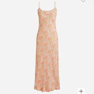 💃 J Crew Gwyneth cupro-blend slip dress 🌺